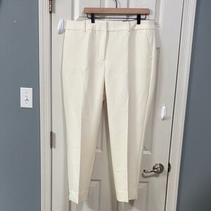Talbots Women's Cream Trousers